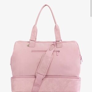 Beis Pink weekender Bag large